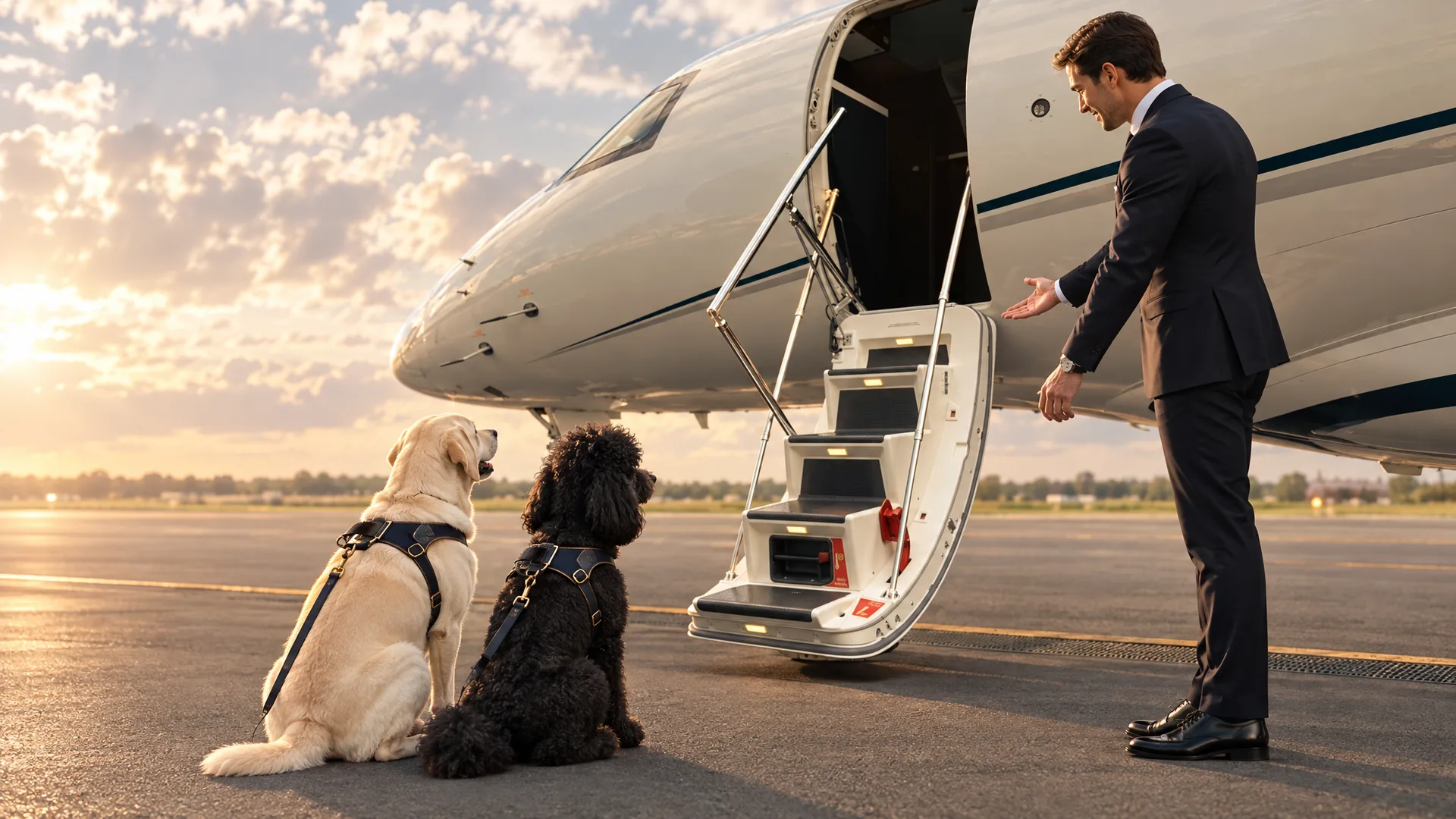 Dos perros abordaje de Fly Select